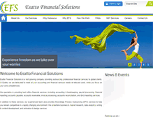 Tablet Screenshot of esattosolutions.com